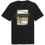 Puma GRAPHIC FOIL TEE Pánske tričko, čierna, veľkosť