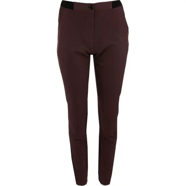 ALPINE PRO KADIJA Dámske nohavice, vínová, veľkosť