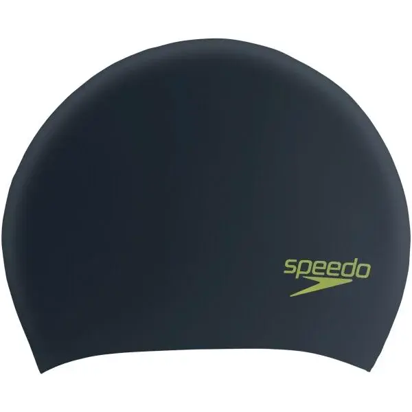 Speedo LONG HAIR CAP JU Juniorská plavecká čiapka, čierna, veľkosť