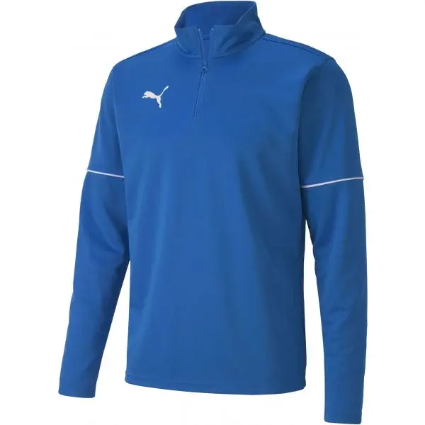Puma TEAMGOAL 1 4 ZIP TOP CORE Pánska mikina, modrá, veľkosť