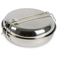 Tatonka CAMP SET REGULAR Turistická sada riadu, strieborná, veľkosť