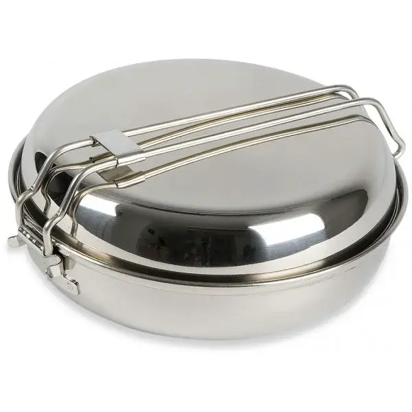 Tatonka CAMP SET REGULAR Turistická sada riadu, strieborná, veľkosť