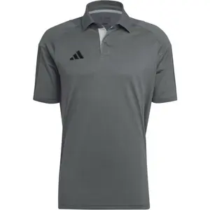 adidas TIRO23 C CO PO Pánska polo košeľa, sivá, veľkosť