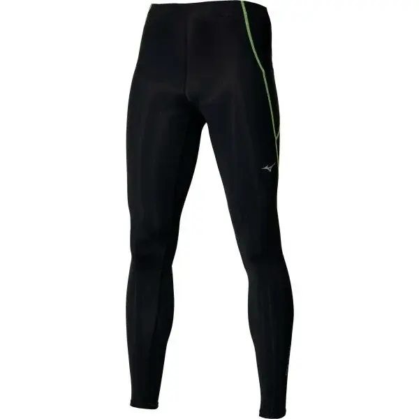 Mizuno BG3000 LONG TIGHT Pánske bežecké legíny, čierna, veľkosť