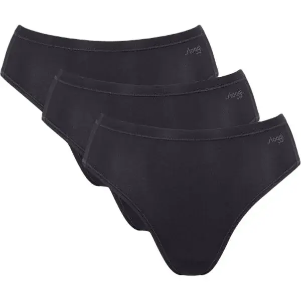 SLOGGI GO DAILY 3P Dámske nohavičky, čierna, veľkosť