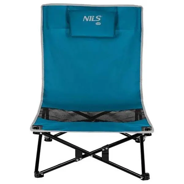 NILS CAMP NC3306 Skladacie kreslo, modrá, veľkosť