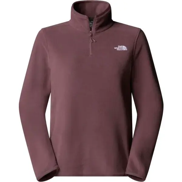 The North Face W GLACIER FLEECE 1/4 ZIP JACKET Dámská mikina, růžová, velikost