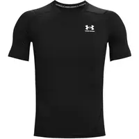 Under Armour HG ARMOUR COMP SS Pánske tričko, čierna, veľkosť