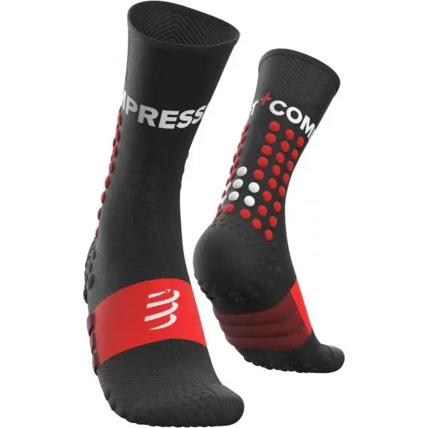 Compressport ULTRA TRAIL SOCKS Bežecké ponožky, čierna, veľkosť