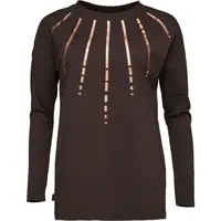 LOAP AMIRA Dámske tričko, hnedá, veľkosť