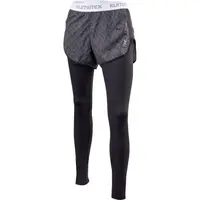 Klimatex ARMA Dámske  bežecké legíny 2v1, čierna, veľkosť