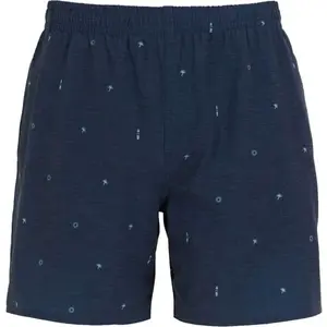 FUNDANGO BONO PRINT Pánske plavkové šortky, tmavo modrá, veľkosť