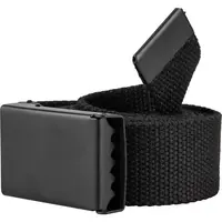 Lewro HAKAN Detský textilný opasok s kovovou sponou, čierna, veľkosť 98