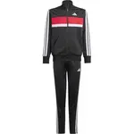 adidas 3 STRIPES TIBERIO Chlapčenská súprava, čierna, veľkosť
