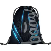 BAAGL SKATE LIGHT GYMSACK Vrecúško na prezuvky, čierna, veľkosť