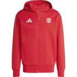 adidas FC BAYERN ANTHEM Pánska mikina, červená, veľkosť