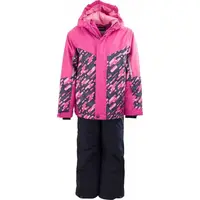 ALPINE PRO PERGO Detská lyžiarska súprava, ružová, veľkosť 140-146