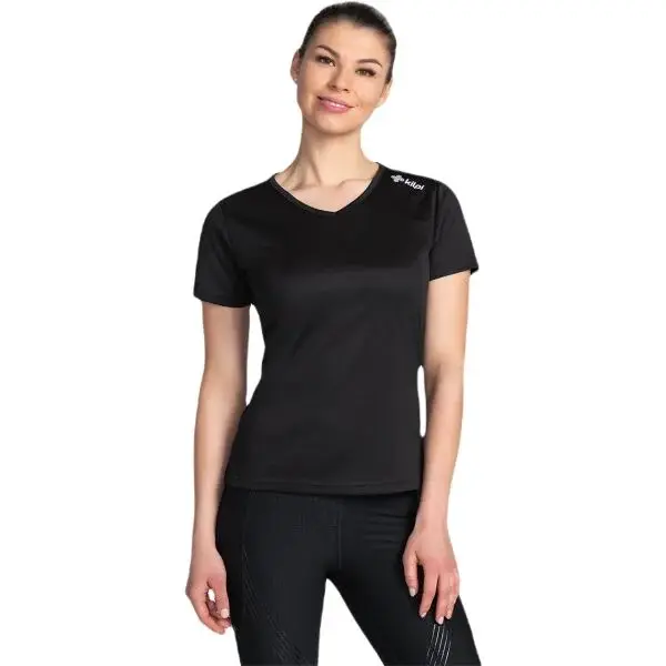 KILPI DIMA Dámske športové tričko, čierna, veľkosť