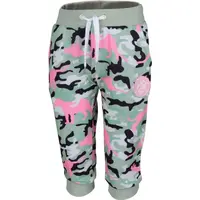 Lewro DONIA Dievčenské 3/4 tepláky, zelená, veľkosť 128-134