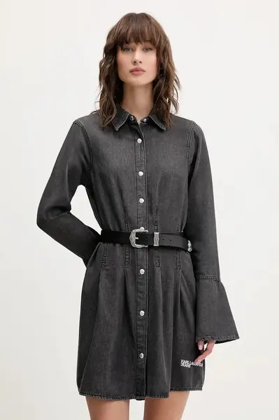 Džínové šaty Karl Lagerfeld Jeans