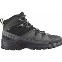 Salomon QUEST ROVE MID GTX W Dámska kožená turistická obuv, tmavo sivá, veľkosť 38 2/3