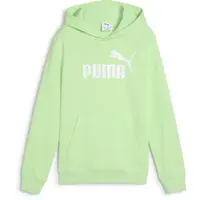 Puma ESSENTIALS NO. 1 LOGO HOODIE TR B Detská mikina, svetlo zelená, veľkosť