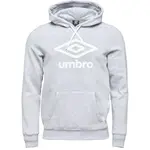 Umbro LARGE LOGO HOODIE ESSENTIALS Pánska mikina, sivá, veľkosť