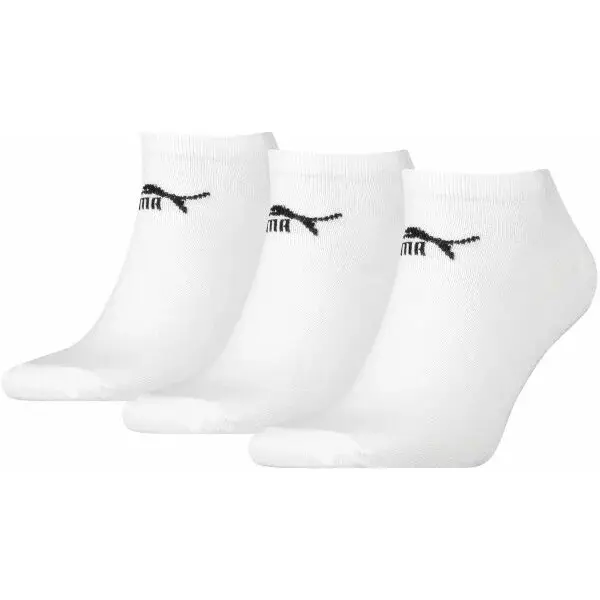 Puma SOCKS 3P Ponožky, biela, veľkosť 43-46
