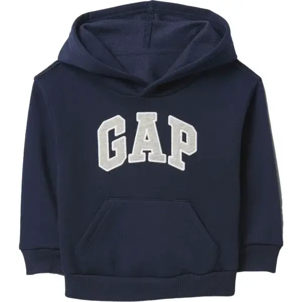 GAP V-FRCH LOGO Chlapčenská mikina, tmavo modrá, veľkosť 2Y