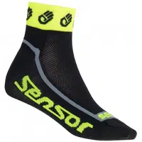 Sensor RACE LITE Cyklistické ponožky, čierna, veľkosť