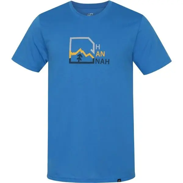 Hannah BITE Pánske funkčné tričko, modrá, veľkosť