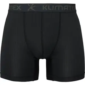 Klimatex RUNE MID SILKTOUCH Pánske funkčné boxerky, čierna, veľkosť XXL