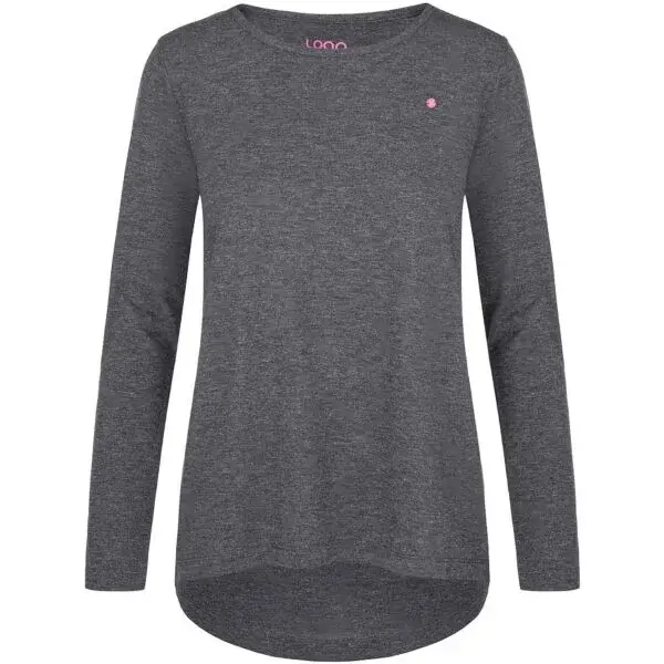 LOAP BAVAXA Dámske tričko, tmavo sivá, veľkosť