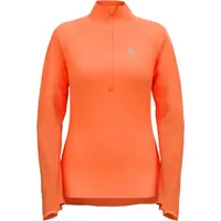 Odlo W ZEROWEIGHT MID LAYER 1/2 ZIP Dámska mikina, oranžová, veľkosť