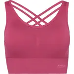 Fitforce YANKA Dámska bezšvová podprsenka, vínová, veľkosť