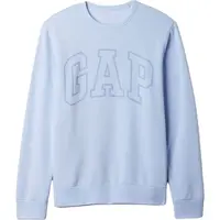 GAP CREWNECK LOGO Pánska mikina, svetlomodrá, veľkosť