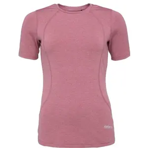 Fitforce MEEDA Dámske bežecké tričko, vínová, veľkosť