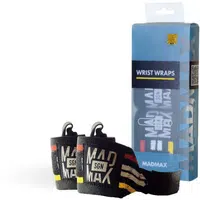 MADMAX ELASTICKÁ BANDÁŽ Elastická bandáž na zápästie, čierna, veľkosť