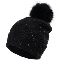 Willard RINAKA Dámska pletená čiapka, čierna, veľkosť