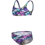 Arena TIE AND DYE BIKINI TOP Dievčenské dvojdielne plavky, mix, veľkosť 6-7Y
