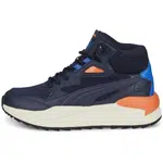 Puma X-RAY SPEED MID WTR JR Chlapčenská obuv, tmavo modrá, veľkosť 37