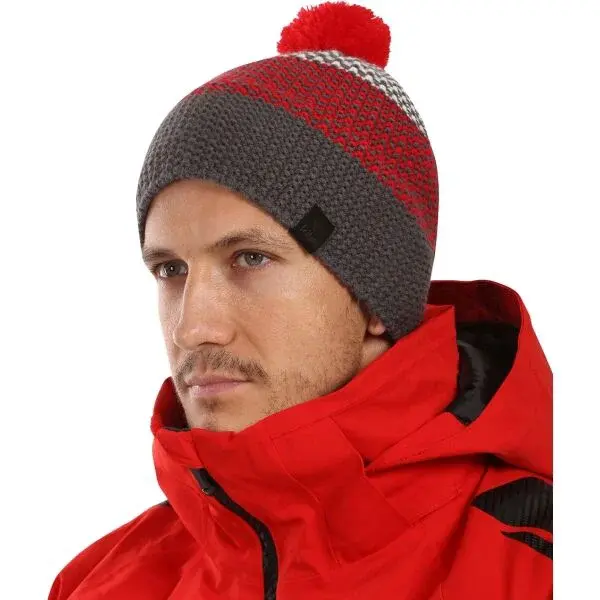 KILPI PAULO Pánska čiapka, červená, veľkosť