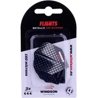 Windson CARBIDE Set troch letiek k šípkam, čierna, veľkosť