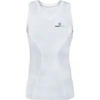 GAMEPATCH COMPRESSION SHIRT Kompresné unisex tričko, biela, veľkosť