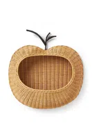 Nástěnný úložný koš ferm LIVING Apple béžová barva