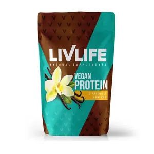 Livlife Vegan protein s příchutí vanilky 245 g