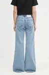 Džíny Coperni Wide Leg Denim Pants dámské, modrá barva, COPP95F2008