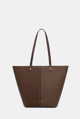 Kabelka MICHAEL Michael Kors FLORA hnědá barva, 30T5GFFT3B