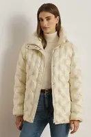 Bunda Lauren Ralph Lauren béžová barva, přechodná, 297980104