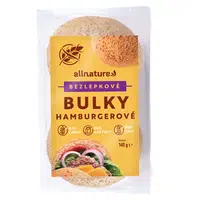 ALLNATURE Bezlepková hamburgerová bulka 140 g